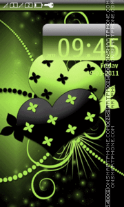 Capture d'écran Black & Green thème