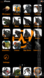 Скриншот темы Half Life 06