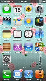 Pink Rose 04 tema screenshot