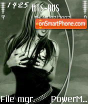 Avril Lavigne v2 tema screenshot