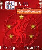Capture d'écran Liverpool Supporter thème