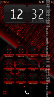 Aliens Smartphone theme screenshot