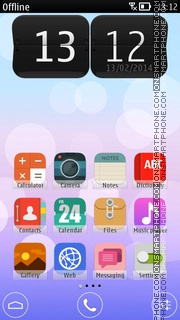 Nokia Lumia 922 theme screenshot