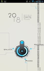 Smartphone Circuit Go Locker theme screenshot