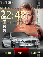 BMW and Blonde Theme-Screenshot