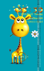 Capture d'écran LittLe Giraffe thème
