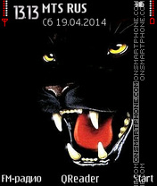 Black-Panther theme screenshot