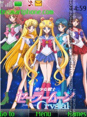 Sailor Moon Crystal tema screenshot