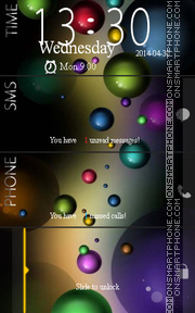 Colorful_Balls tema screenshot