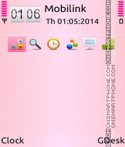 Capture d'écran Pink Gr thème