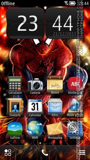 Spiderman 13 theme screenshot