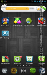 Gray Mode Minimal theme screenshot