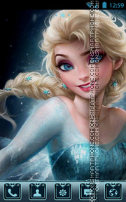 Capture d'écran Elsa thème