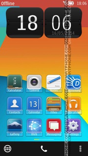 Android KitKat 03 tema screenshot