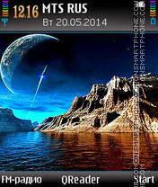 Outer Planet tema screenshot
