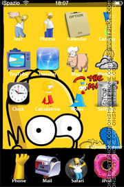 The Simpsons 17 theme screenshot