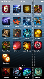 Dota 2 - Online Battle Arena theme screenshot