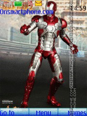 Iron Man tema screenshot