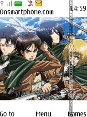 Attack on Titan es el tema de pantalla