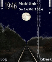 Capture d'écran Moon track thème