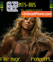 Capture d'écran Mariah Carey 02 thème