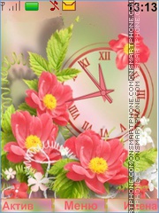 Flowers tema screenshot