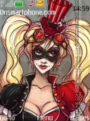 Harley Quinn Steampunk theme screenshot