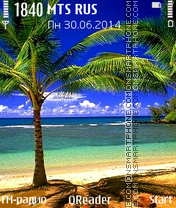 Tropics theme screenshot