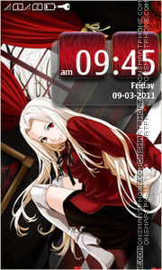 Anime Girl 09 tema screenshot