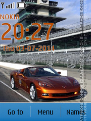 Chevrolet Corvette Indy 500 theme screenshot