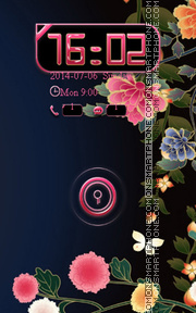 Capture d'écran Flower Design thème