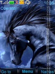 Capture d'écran Horse thème