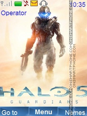 Halo 5 Guardians tema screenshot