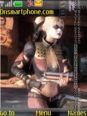 Harley Quinn theme screenshot