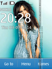 Jennifer Lopez 19 theme screenshot