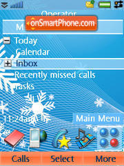 Crystal Winter theme screenshot