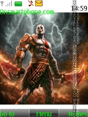 Capture d'écran God of War Kratos thème