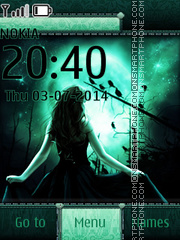 Fairy Moon 01 theme screenshot