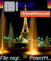 Paris theme screenshot
