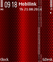 Hex red theme screenshot