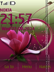 Pink Flowers Theme-Screenshot