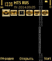 Golden Net Theme-Screenshot