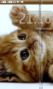 Cute Kitten theme screenshot