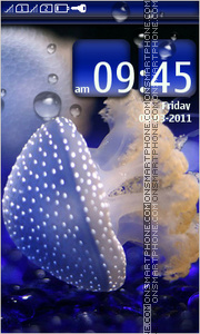 Underwater and Jellyfish theme screenshot