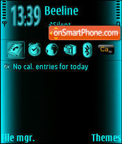 Neon 6281 tema screenshot