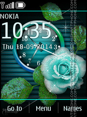 Capture d'écran Blue Rose 05 thème
