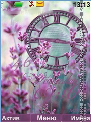 Capture d'écran Lavender thème