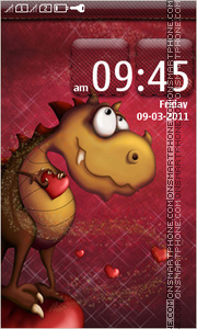 Dragon Love theme screenshot