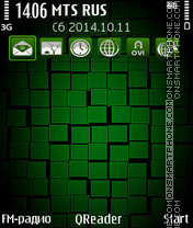 Capture d'écran Q Green thème