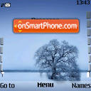 Blue Winter theme screenshot